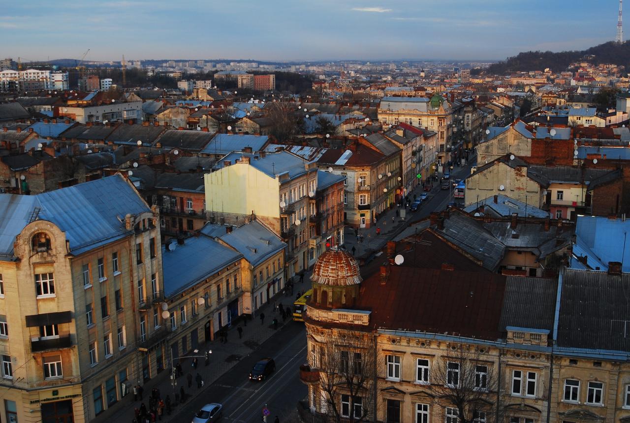 Modern Apartments In A Historical Place On Gorodotskaya Лвив Екстериор снимка